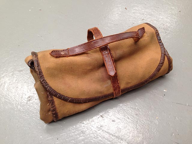 TOOL ROLL, Tan Canvas w Tools